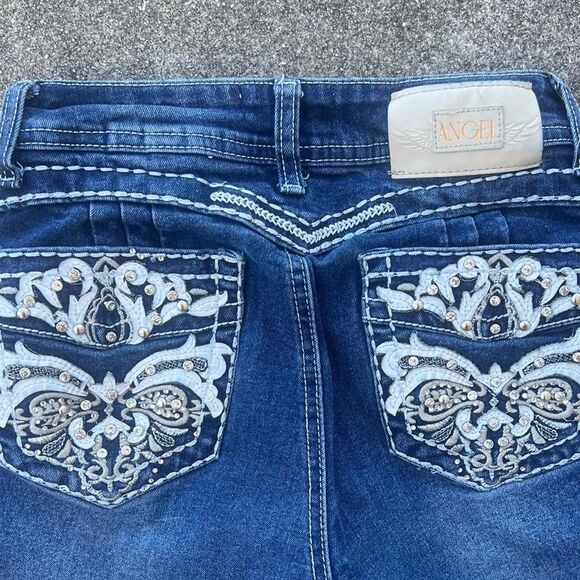 Vintage Y2K women’s Angel jeans, boot cut size 1 - Picture 6 of 8